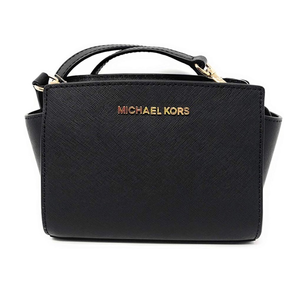Black Michael Kors Selma Crossbody Purse